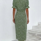 Isabella | Floral V Neck Dress