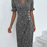 Isabella | Floral V Neck Dress
