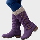 Rachel | Tall Boot with Woven Mesh