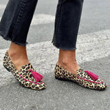 Leah | Leopard Print Loafers