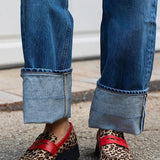 Evelyn | Animal Print Loafers
