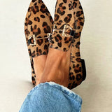 Isabella | Elegant Leopard Print Loafers
