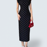 Harriet | Polka Dot Maxi Dress