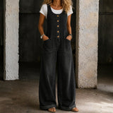 Harper | Vintage Washed Cotton Denim Overalls