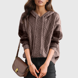 Nancy | Knitted Hooded Sweater