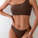 Maya | One Shoulder Bikini With Ring