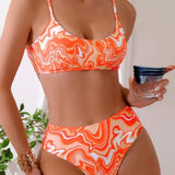 Claire | Three-piece women's supportive swimsuit set