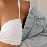 Maya | High-Support Crossover High-Waist Bikini