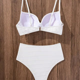 Maya | High-Support Crossover High-Waist Bikini