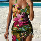 Grace | Floral Tankini with Tummy-Control Shorts