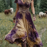 Amelia | Short Maxi Floral Dress
