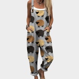 Rachel | Comfortable Printed Overalls