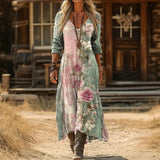 Ava | Casual Long-Sleeve Vintage-Inspired Dress