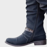 Rachel | Tall Boot with Woven Mesh