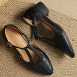 Claire | Leather Mary Janes