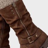 Rachel | Tall Boot with Woven Mesh