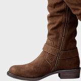 Rachel | Tall Boot with Woven Mesh