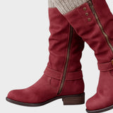 Rachel | Tall Boot with Woven Mesh
