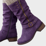 Rachel | Tall Boot with Woven Mesh