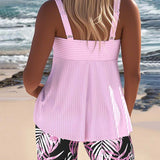 Chloe | Colourful Tankini Set