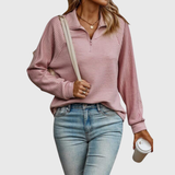 Natasha | Elegant Half Zip Sweater