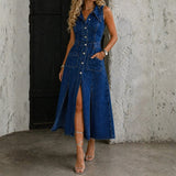 Evelyn | Open Front Vest Dress