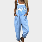 Rachel | Comfortable Printed Overall