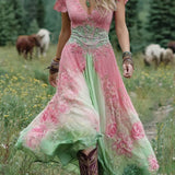 Amelia | Short Maxi Floral Dress