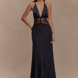 Hannah | Lace and Satin Dress