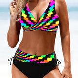 Ava | Colourful Bikini Set
