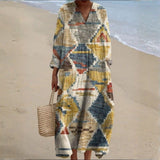 Evelyn | Bohemian Print Dress