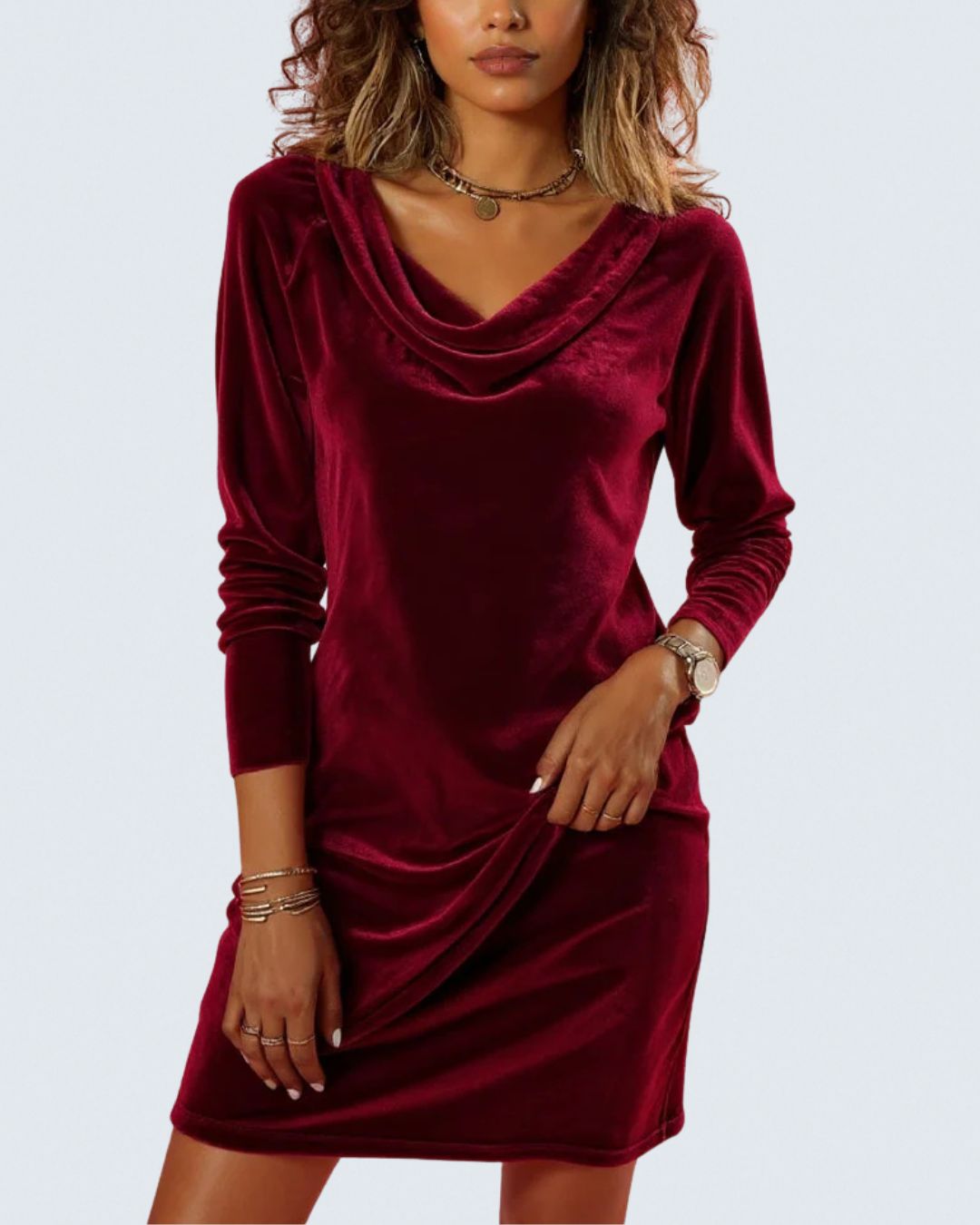 Emma | Relaxed Fit Velvet Dress
