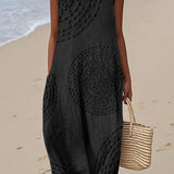 Rachel | Textured Sleeveless Maxi Dress