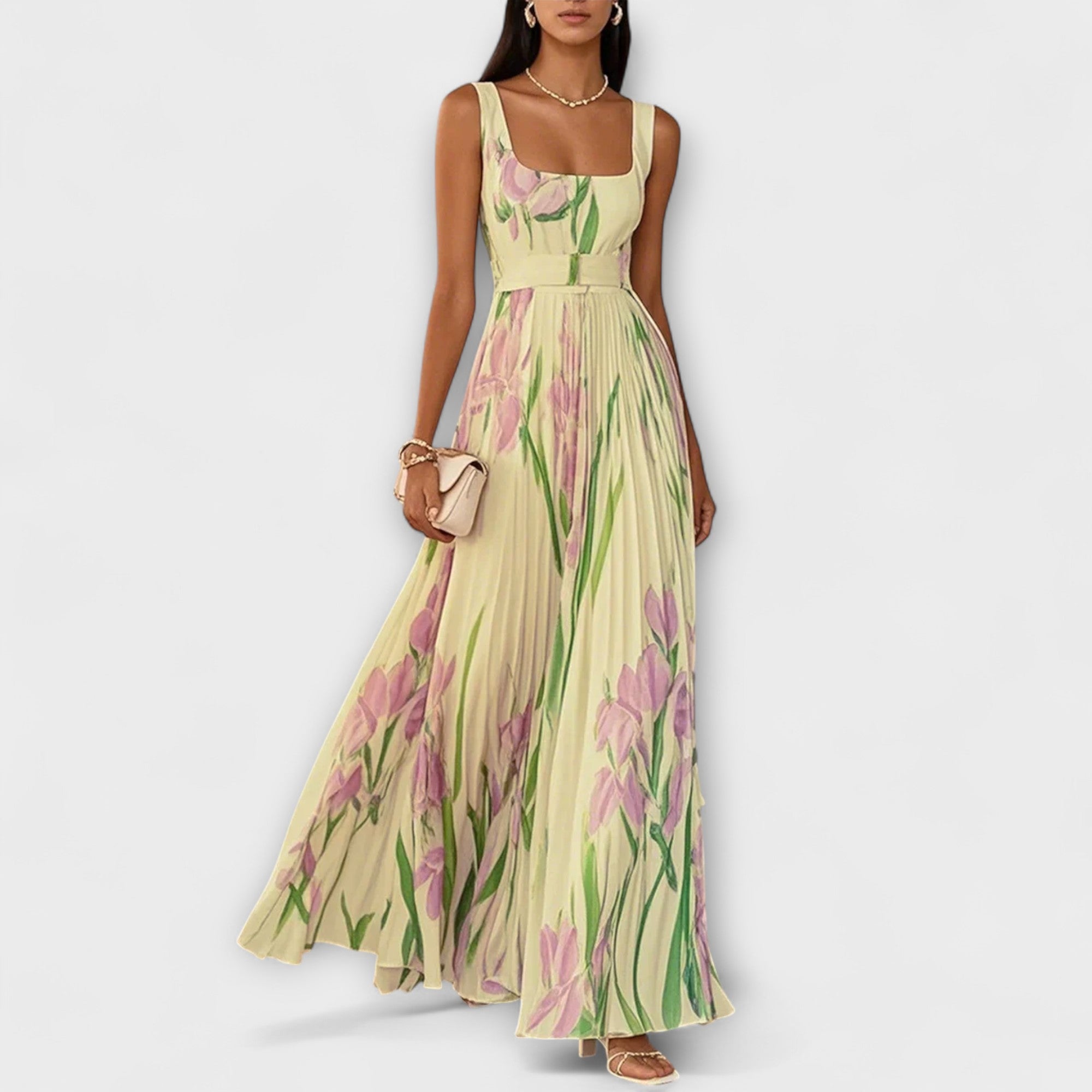 Amelia | Chiffon Maxi Dress