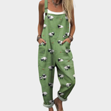 Rachel | Comfortable Printed Overall