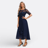 Grace | Lace Short Sleeve Dress