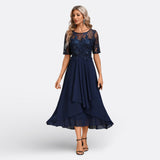 Grace | Lace Short Sleeve Dress