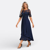 Grace | Lace Short Sleeve Dress