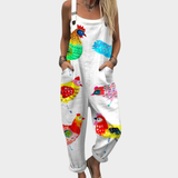 Emily | Comfortable Printed Overalls