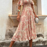 Naomi | Off the Shoulder Midi Dress