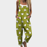 Amelia | Comfortable Printed Overalls