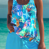 Natalie | Tummy-control tankini set