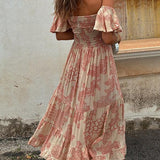 Naomi | Off the Shoulder Midi Dress