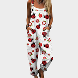 Rachel | Comfortable Printed Overalls