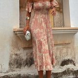 Naomi | Off the Shoulder Midi Dress