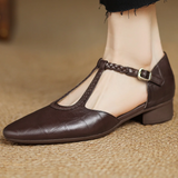 Claire | Leather Mary Janes