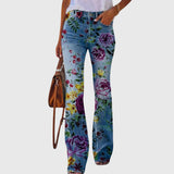 Ava | Floral Print Pants