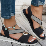 Emma | Flat Sandals With Metal Buckle