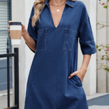 Chloe | Casual Denim Dress