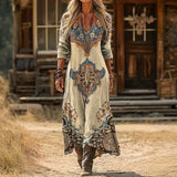Evelyn | Vintage Inspired Long Sleeve Dress